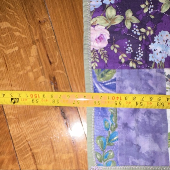 Project Linus Handmade Floral Patchwork Cotton Throw Quilt Multicolor - Picture 2 of 5